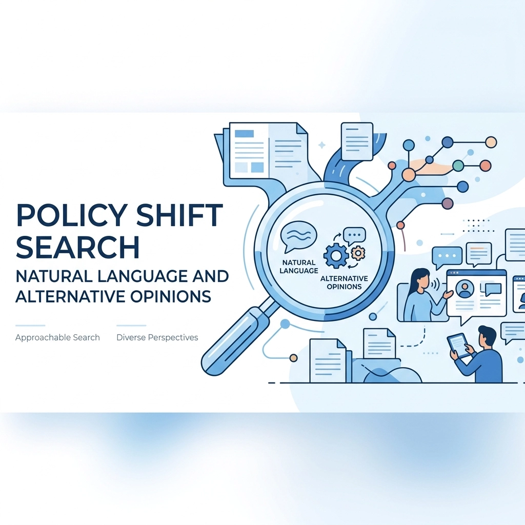 PolicyShift Search: Natural Language and Alternative Opinions