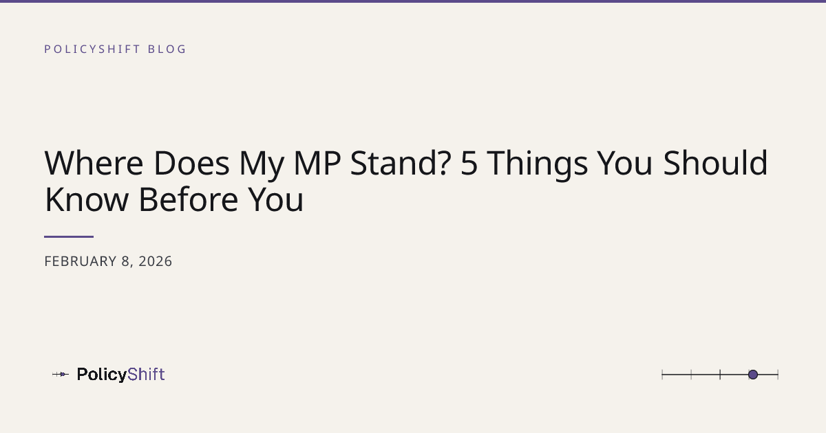 Where Does My MP Stand? 5 Things You Should Know Before You ...