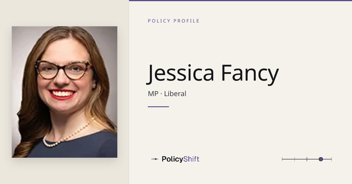 Jessica Fancy's Policy Positions | PolicyShift.ca