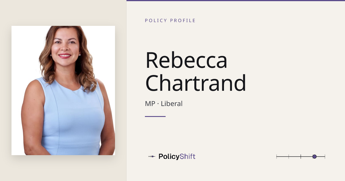 Rebecca Chartrand's Policy Positions | PolicyShift.ca